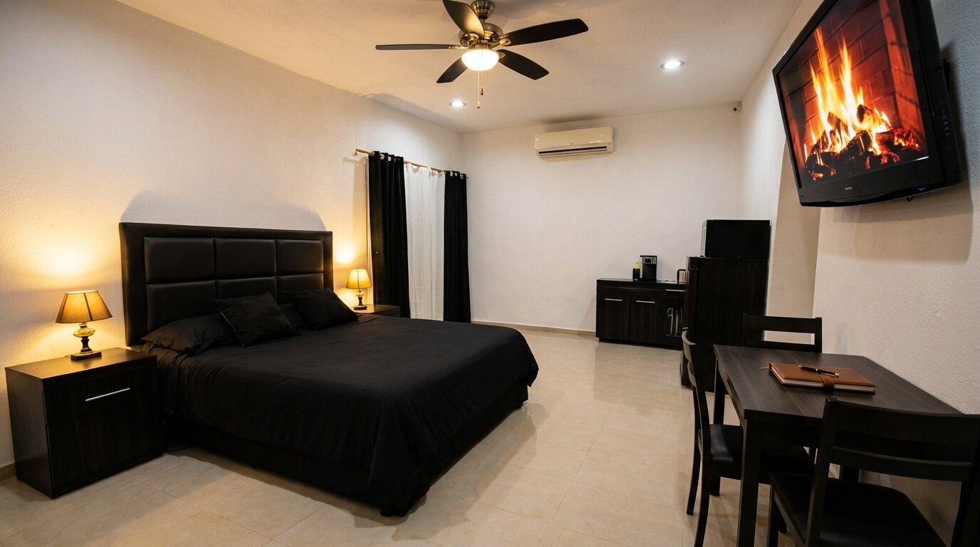 Departamento 51 amueblado con cama Queen Size en La Florida, Merida Yucatan - Davish's House Apartments