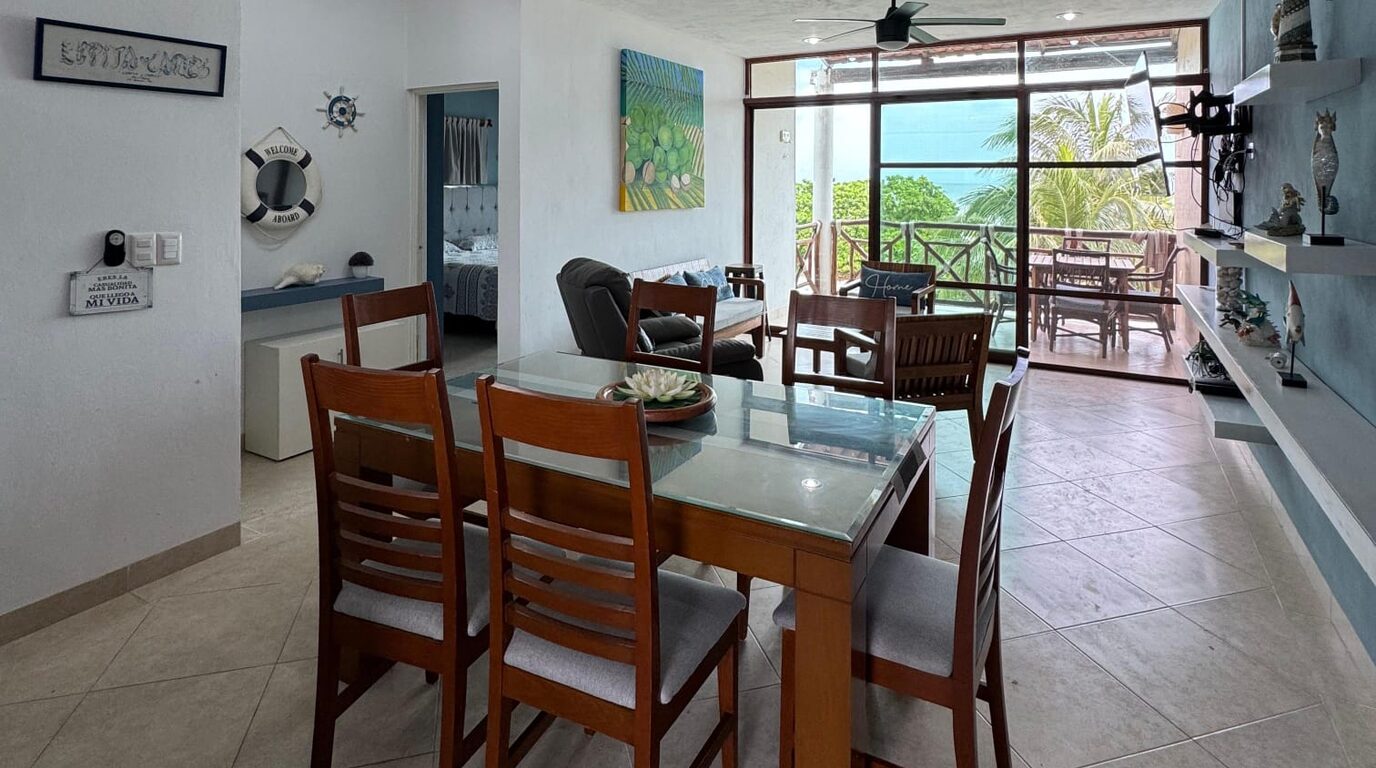 Departamento Punta Arena con vista al mar, 2 habitaciones y piscina en Chicxulub Puerto, Progreso Yucatan - Davish's House Apartments